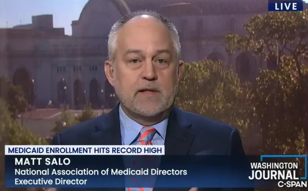 Matt Salo on C-SPAN's Washington Journal as Executive Director of the National Association of Medicaid Directors